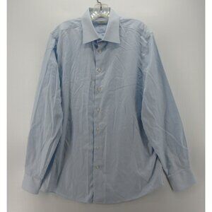Suitsupply Shirt 16 1/2 Button Down Traveler Slim FIt Preppy Large